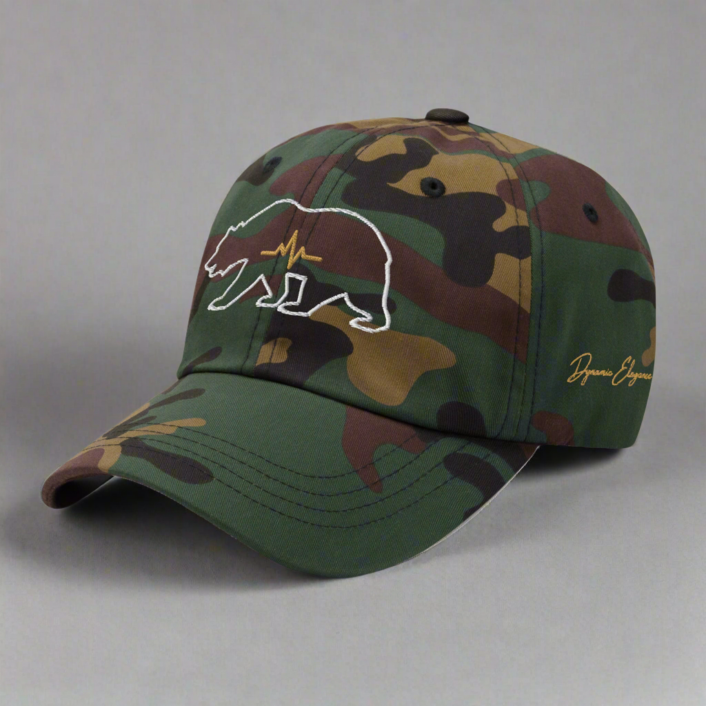 Bear Dad Hat - Stylish Design for Dad, Comfortable Fit, Ideal for Outdoor Activities Dynamic Elegance
