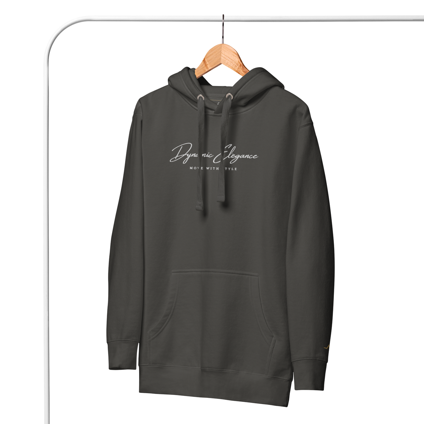 Embroidered Hoodie- Refined Style Modern Comfort Cotton Dynamic Elegance